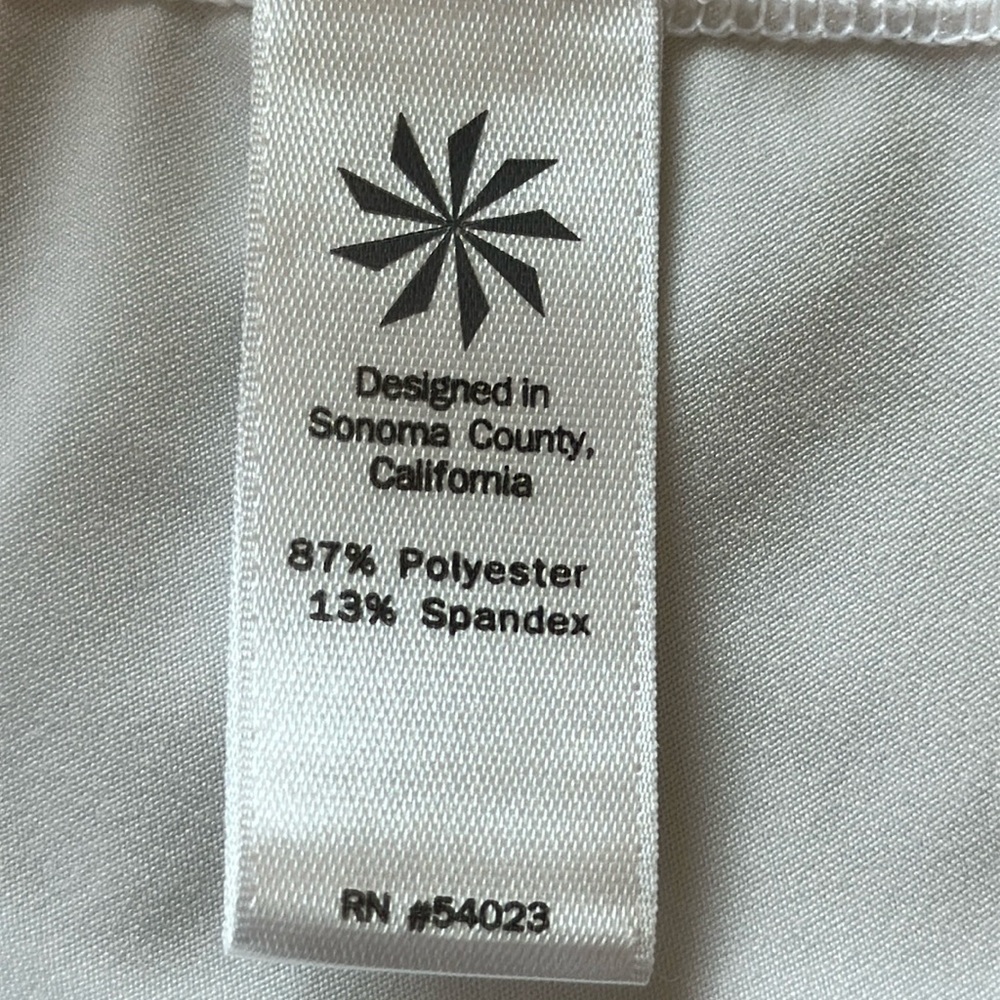 ATHLETA Unstinkable UPF Wicking Long Sleeve White Activewear Shirt size XL - Picture 8 of 9
